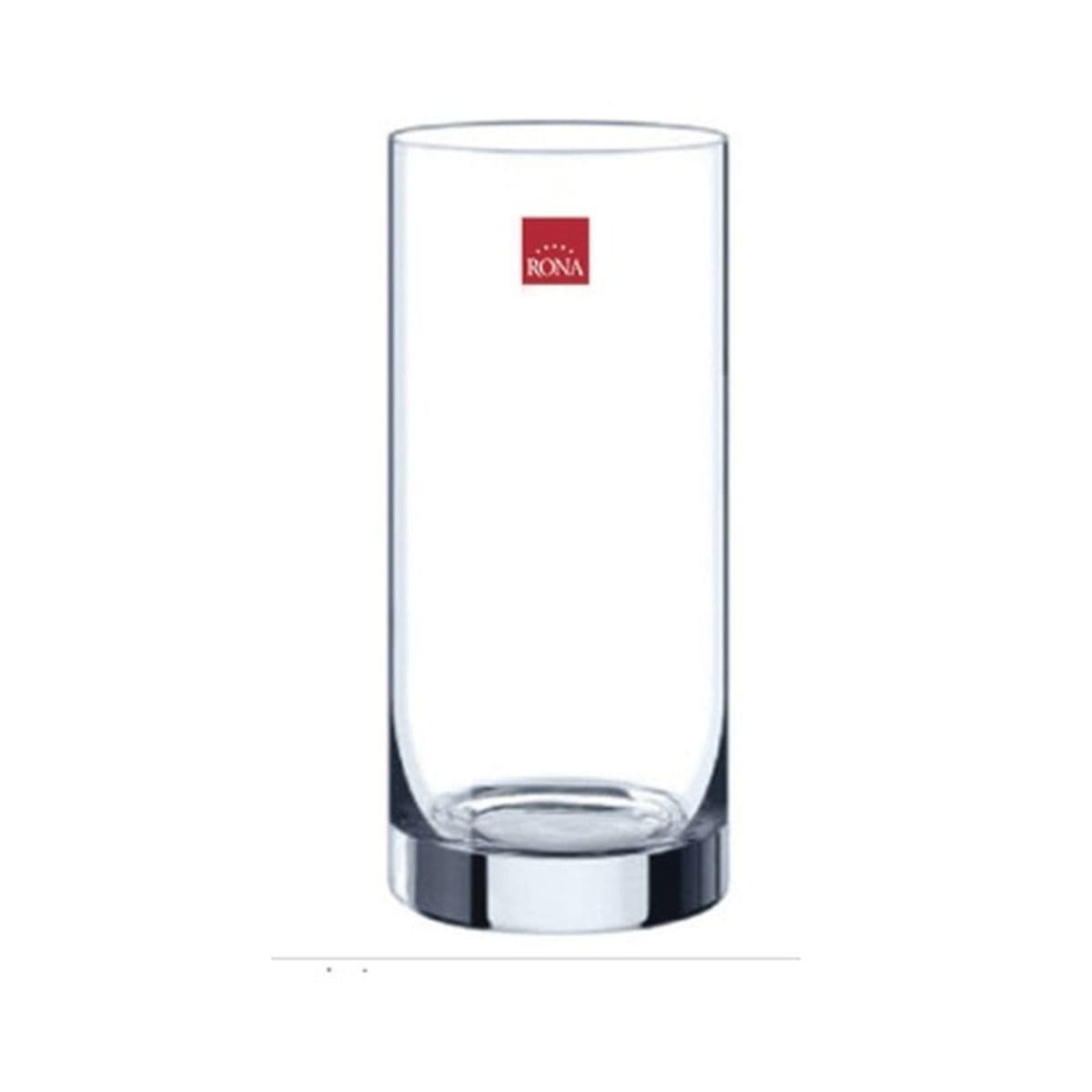 Vaso trago largo fondo hueco cristal Rona