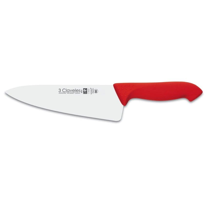 Cuchillo Proflex negro 3 claveles cocinero 20 cm