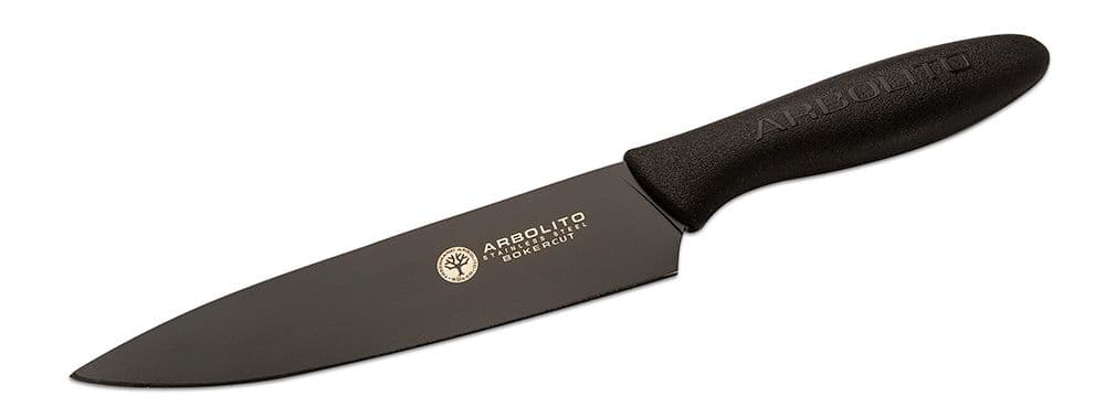 Cuchillo cocinero negro arbolito
