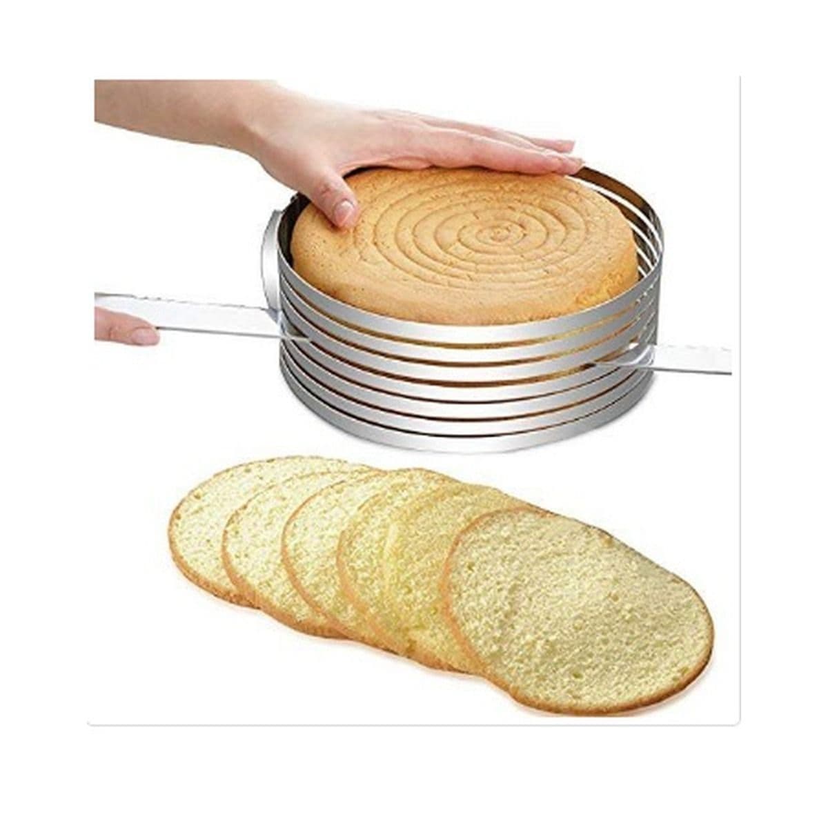 Cortador de biscochuelo con guias