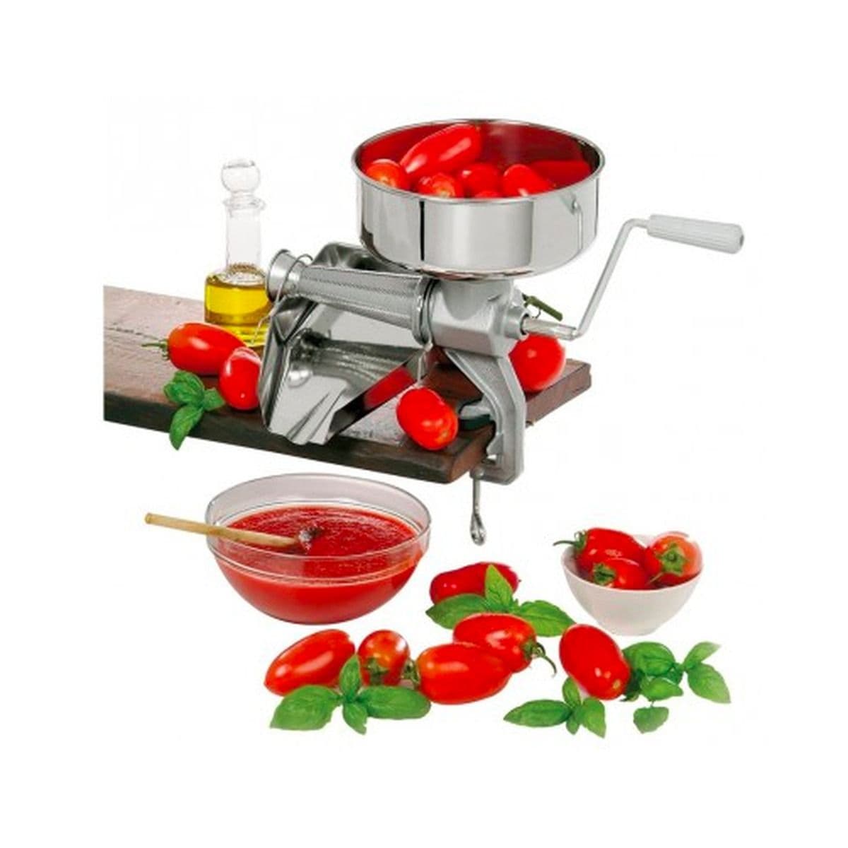 Triturador de tomate grande inoxidable