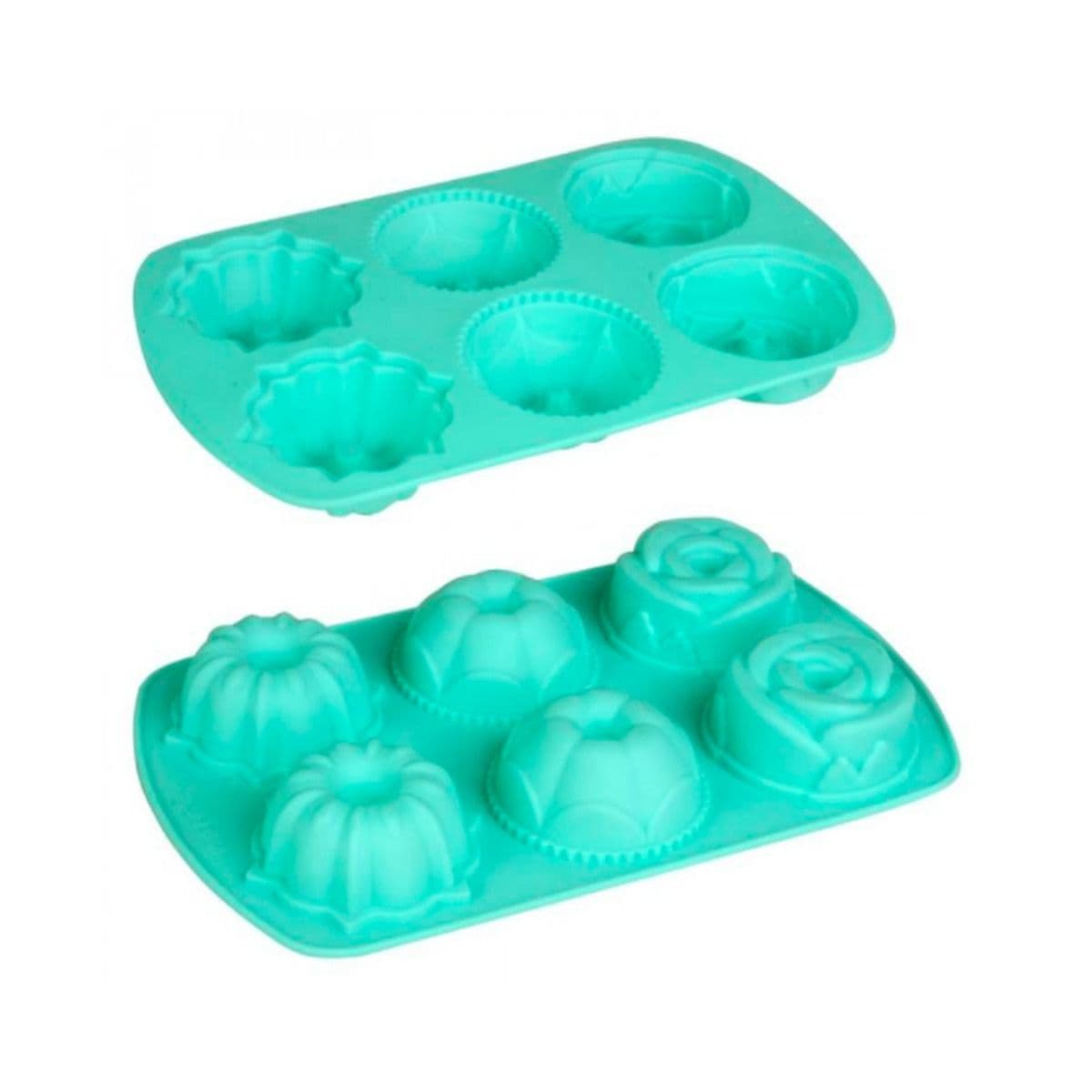 Molde varias formas individuales silicona