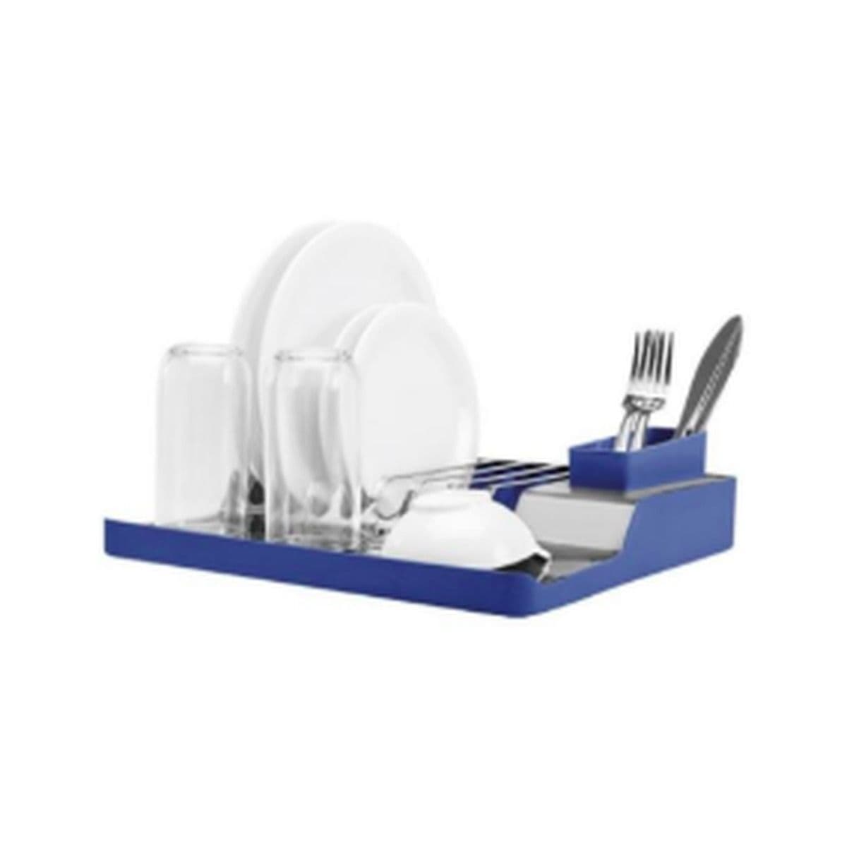 Secaplato 8 platos inox rojo o azul