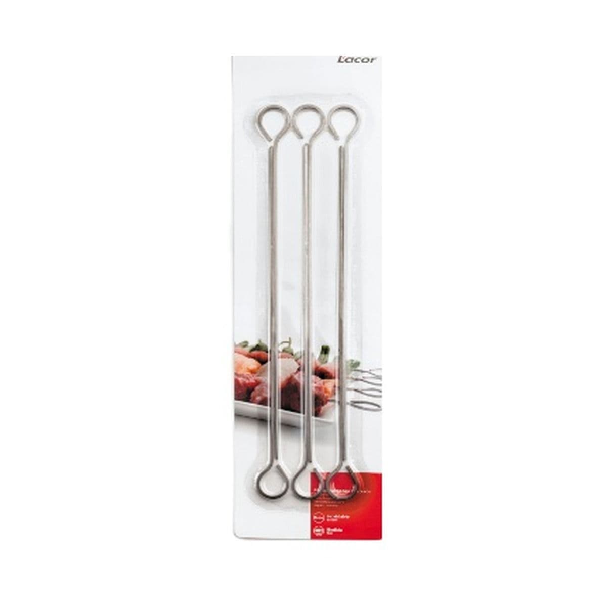 Pinches brochettes acero 30.5 cm X 6