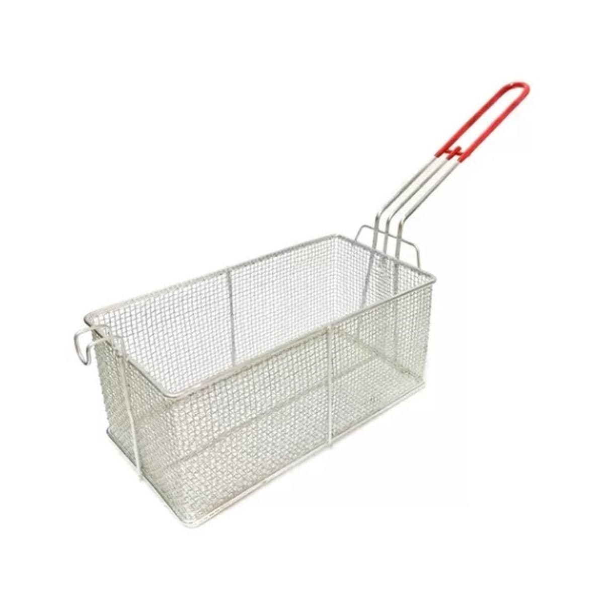 Canasto rectangular estañado para freidora 32x16