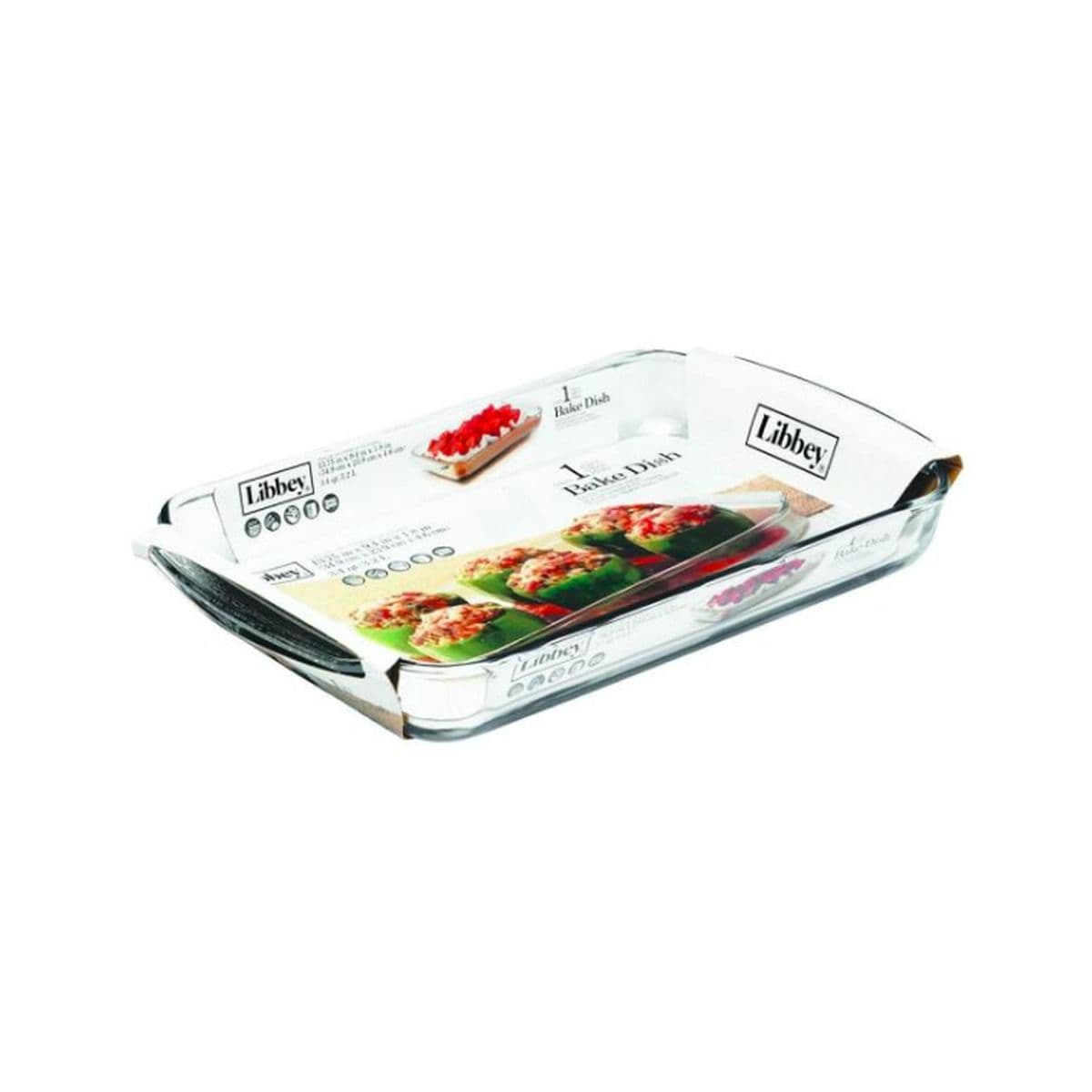 Fuente rectangular Libbey