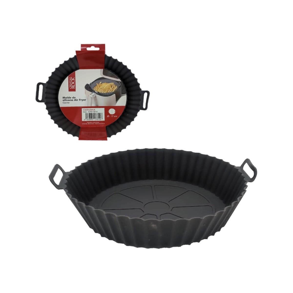 Molde redondo silicona Air Fryer