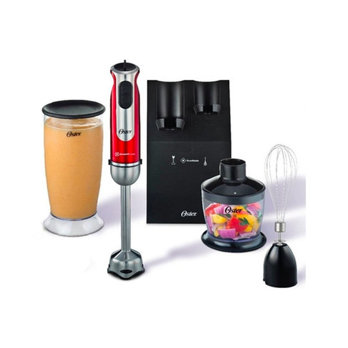 Mixer completo Oster rojo 800w