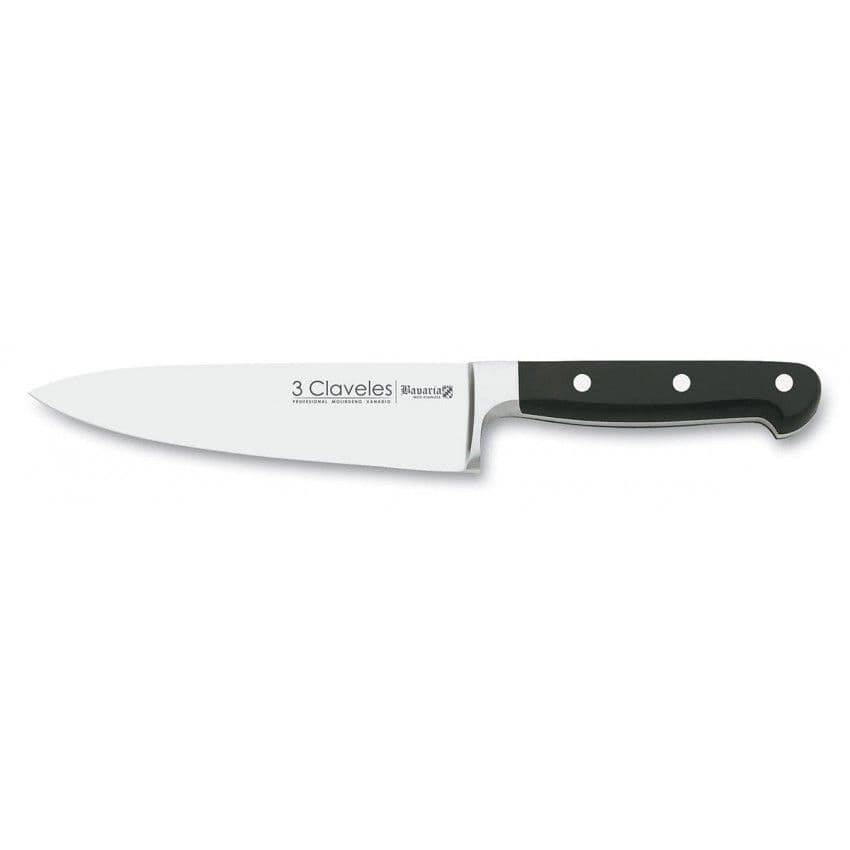 Cuchillo depostar 3 claveles 18 cm