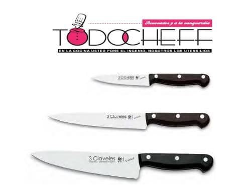 Cuchillos 3 Claveles set x 3 piezas