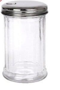 Azucarera vidrio con tapita