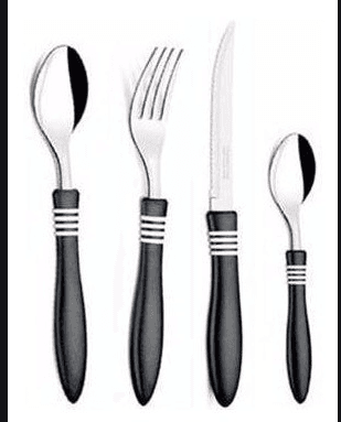 Set cubiertos Cor&Cor Negros
