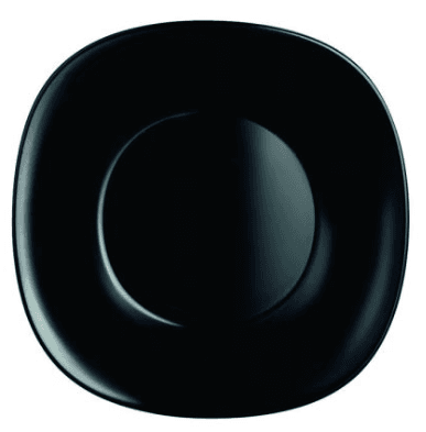 Plato Hondo Carine negro Luminarc