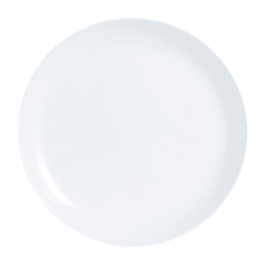 Plato playo Diwali Blanco