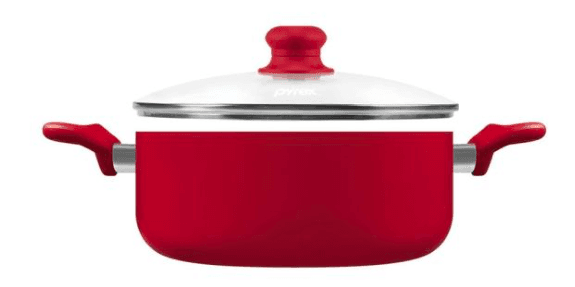 Olla 24 cm Pyrex antiadherente