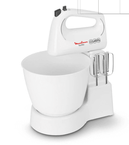 Batidora de mano con base Moulinex
