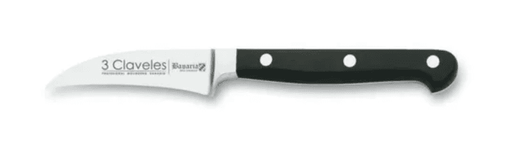 Cuchillo 3 claveles torneador bavaria 7 cm