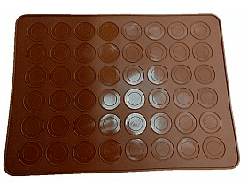 Placa para macarrons 28x38 marrón