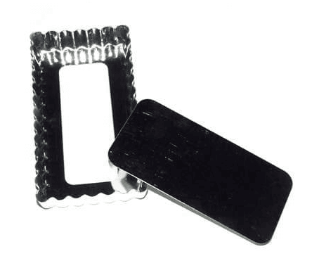 Molde tarta rectangular 30x20 rizada