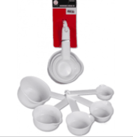 JUEGO DE MEDIDAS DE TAZAS PLASTICAS