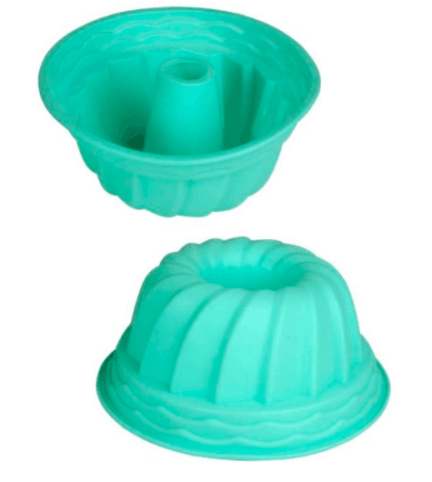Molde flan grande silicona