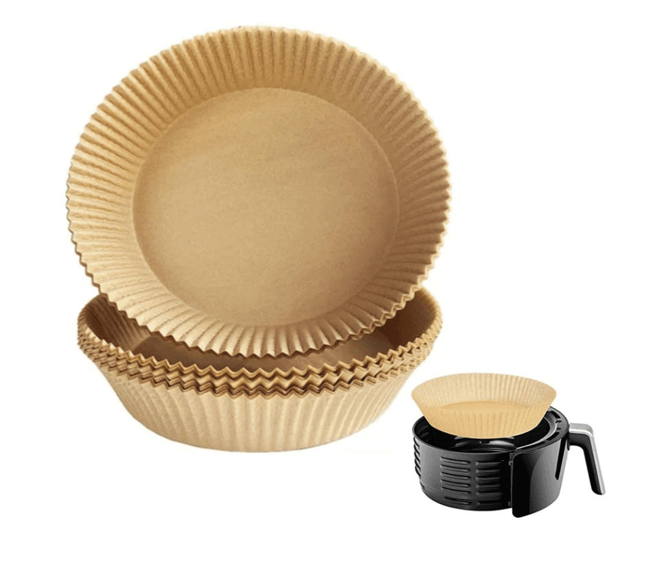 Moldes de papel para air fryer redondos x 40