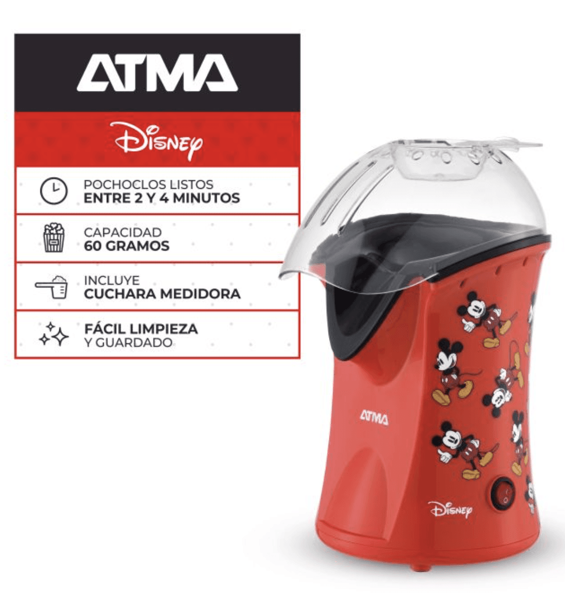 Pochoclera Mickey atma