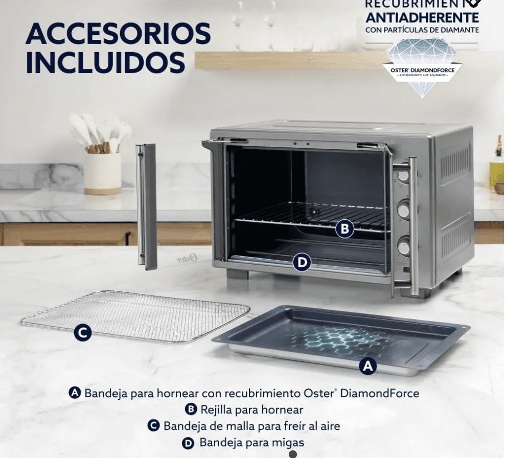 Horno Oster airfryer 35 Litros