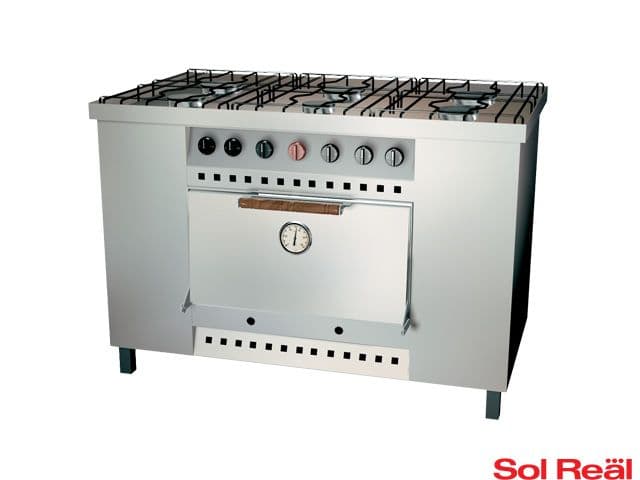 COCINA INDUSTRIAL 6 HORNALLAS SOL REAL