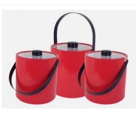 Hielera con tapa conservadora grande roja