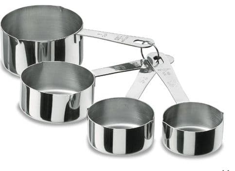 JUEGO DE MEDIDAS DE TAZAS ACERO INOXIDABLE