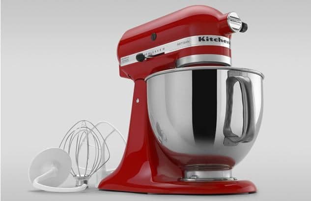 Batidora Kitchenaid Artisan 4.8 litros-Rojo