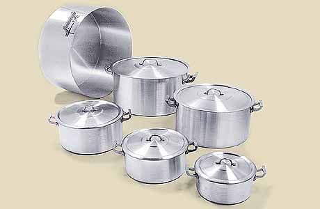 Cacerola Gastronómica aluminio c/ tapa