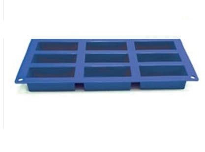 Molde mini cake silicona x 9