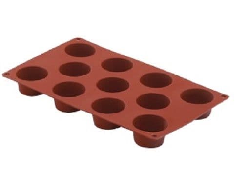 Molde mini muffin silicona x 11 italiano