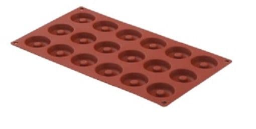 Molde mini savarin silicona x 18 italiano