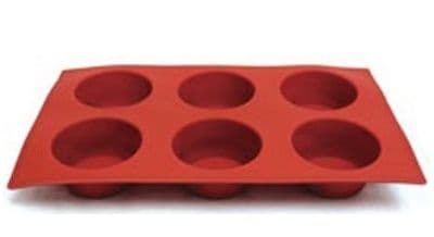 Molde muffin silicona x 6