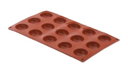 Molde mini esfera silicona x 15 italiano