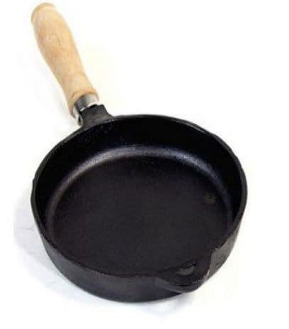 Provoletera 16 cm individual hierro mango madera