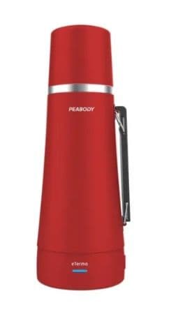 Termo 1 litro Peabody electrico roja