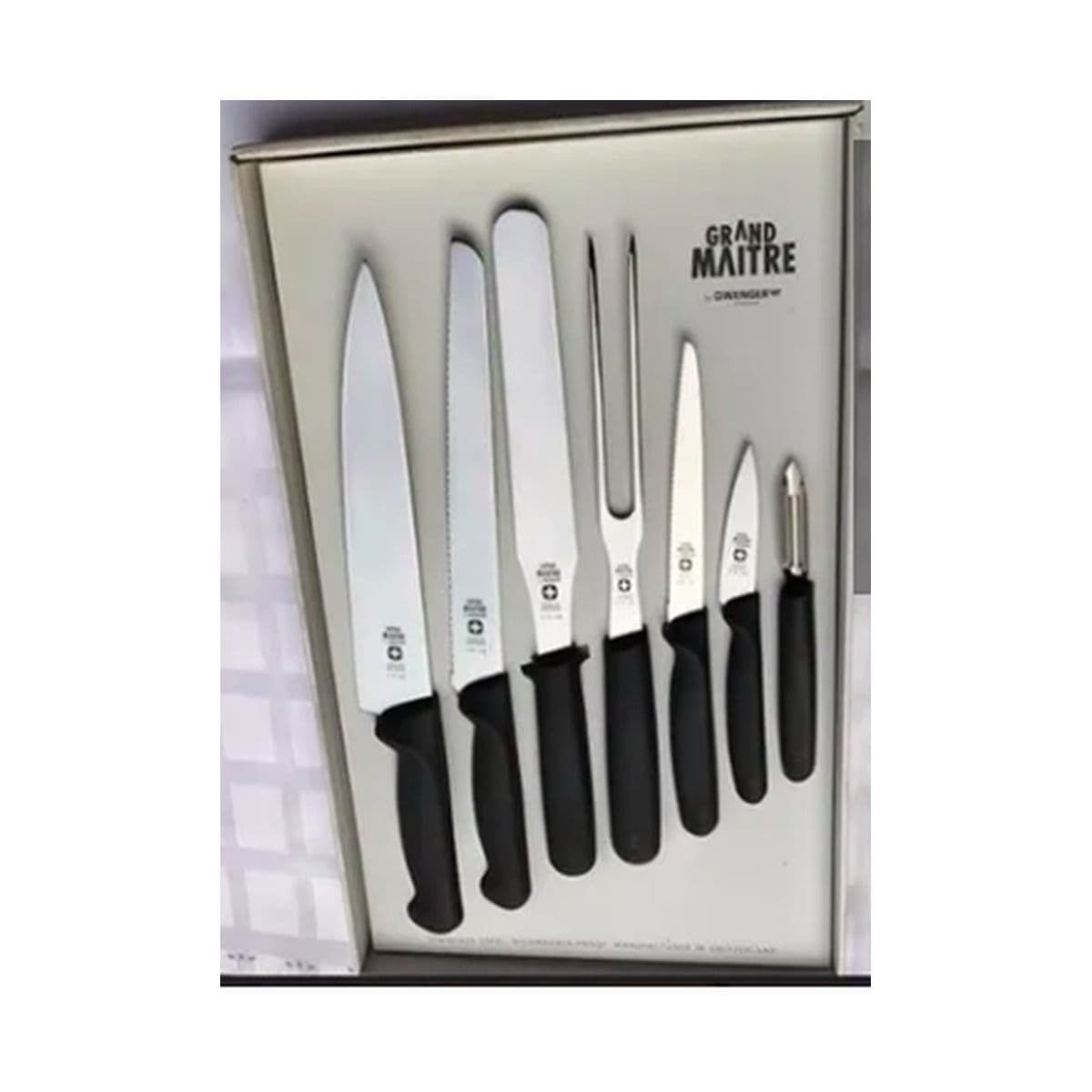 Wenger set cuchillos x 7 con chaira