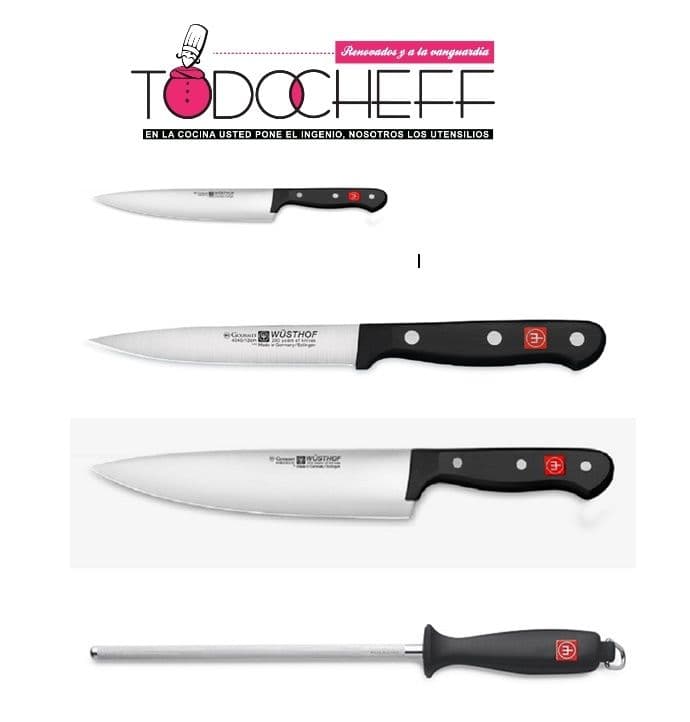 Wüsthof set x 4 cuchillos Gourmet